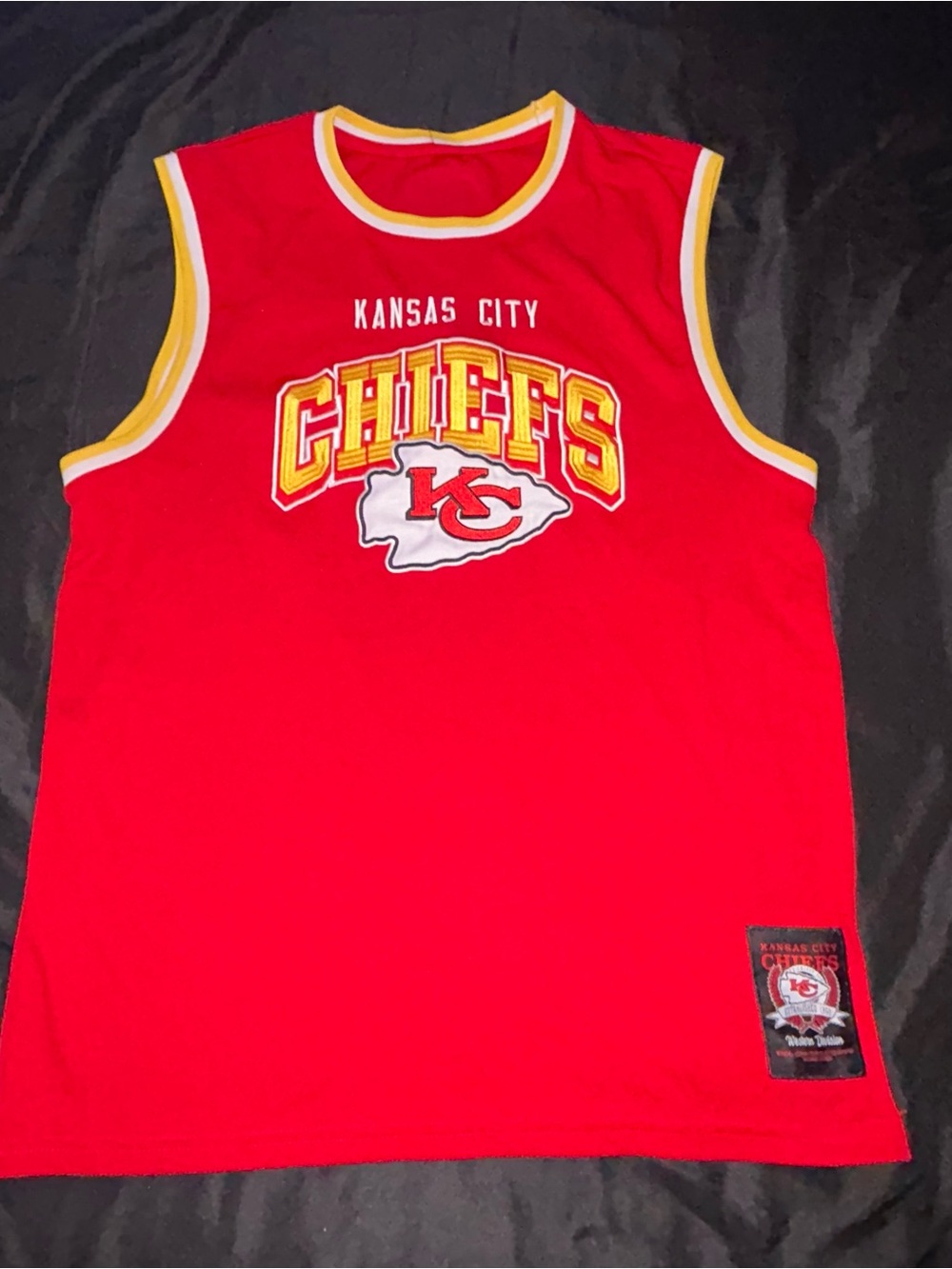 Rally House Kansas City Chiefs Basketball Jersey Size Large